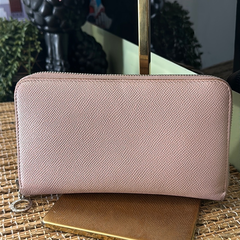 BVLGARI LONG ZIP AROUND WALLET